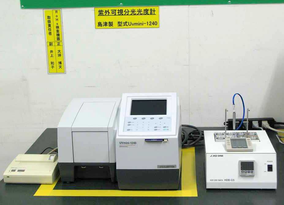 uv visible spectro scopic analysis measurement